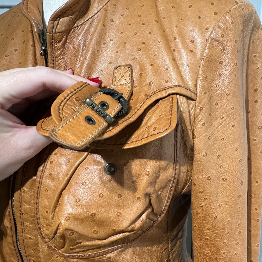 ASO SERENA VAN DER WOODSEN LEATHER JACKET - Picture 7 of 16